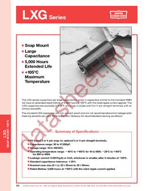 LXG80VN472M35X50T2 datasheet  